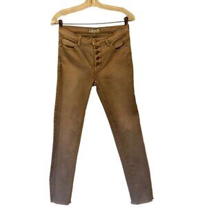 Free People Tan Skinny Jeans